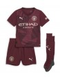 Manchester City Oscar Bobb #52 Tredjedraktsett Barn 2024-25 Korte ermer (+ bukser)